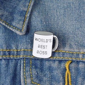 The Office Coffee Mug World’s Best Boss Brooch